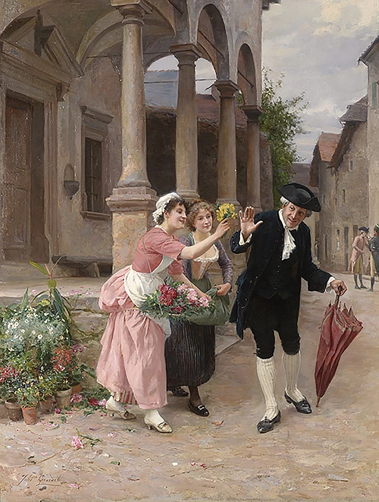Venditori di fiori